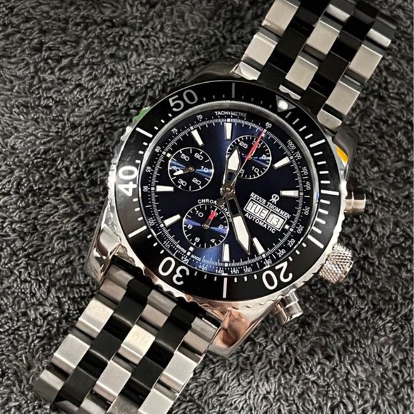 ⌚️Revue Thommen Diver 17030.6523 $699 + FS | WatchinTyme Revue Thommen Men\'s 17030.6523 Diver Chronograph Automatic Watch